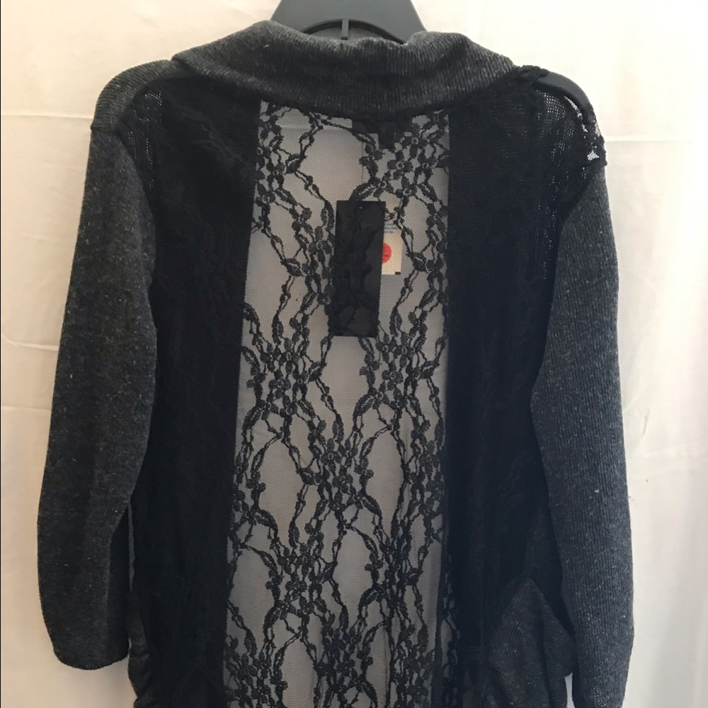 Iris Basic Black Cardigan XL